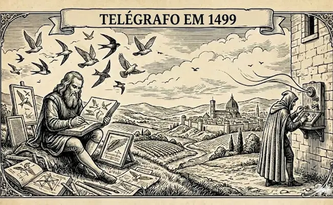 Capa da série Gênio Voador - Da Vinci